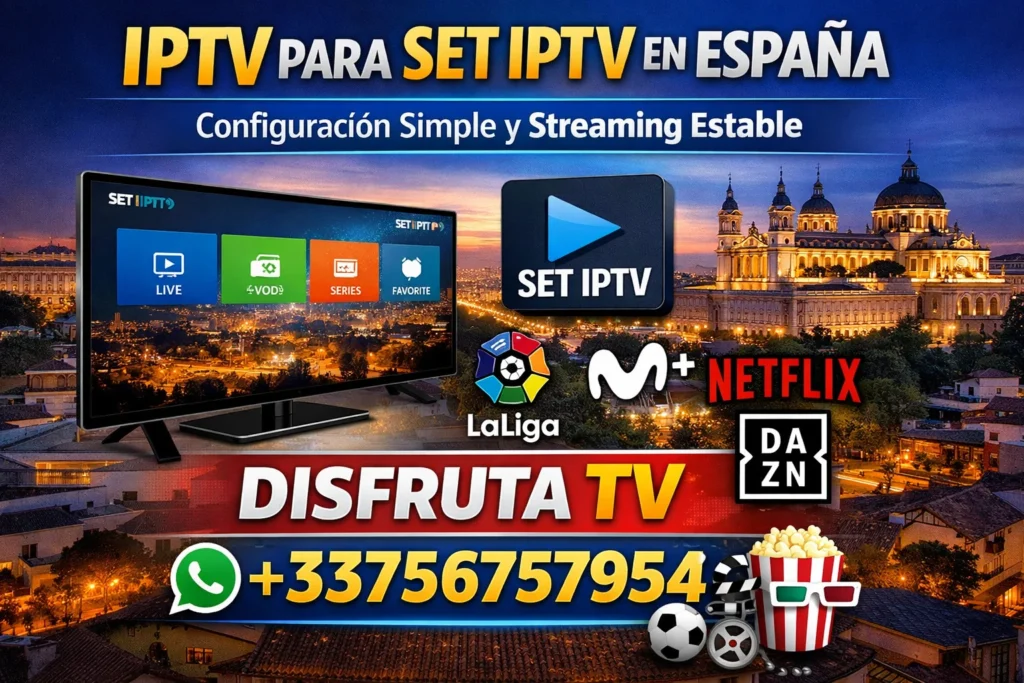IPTV para SET IPTV en España – Configuración Simple y Streaming Estable